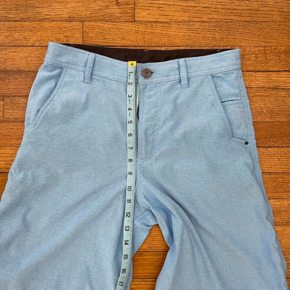 Lululemon Kahuna Athletic Shorts Mens 32 Blue Stretch Chino Golf Pockets Casual - Picture 4 of 9